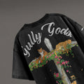 Jungle Saints Black Oversized T-Shirt