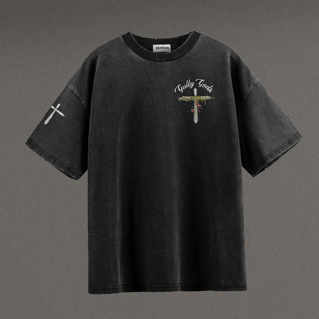 Jungle Saints Black Oversized T-Shirt