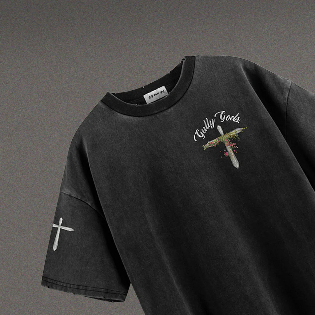 Jungle Saints Black Oversized T-Shirt