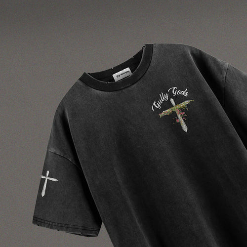Jungle Saints Black Oversized T-Shirt