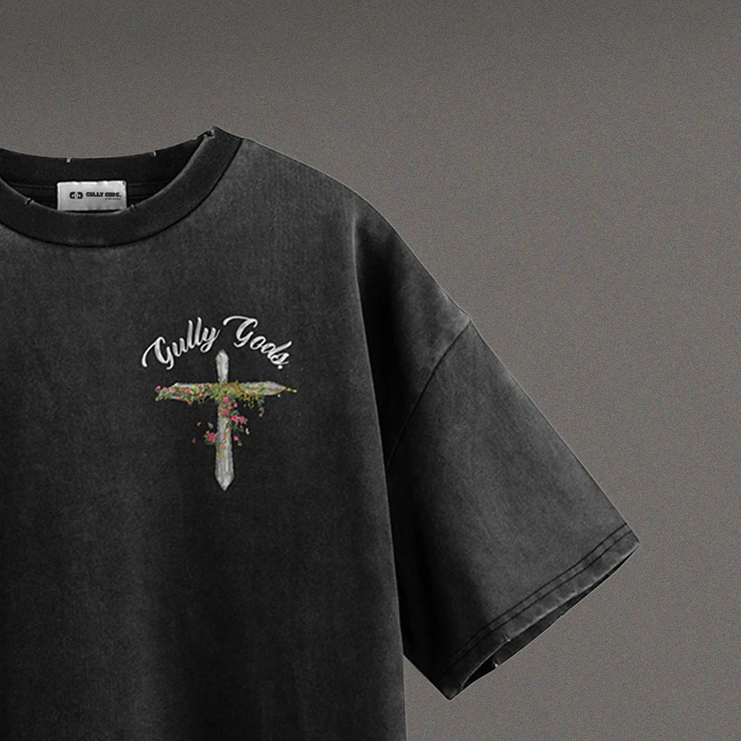 Jungle Saints Black Oversized T-Shirt